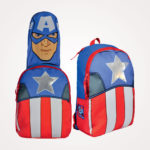 Ruksak školski s kapuljačom Captain America Cerda