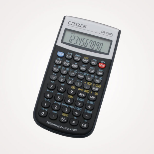 Kalkulator tehnički 10+2mjesta 165 funkcija Citizen SR-260N