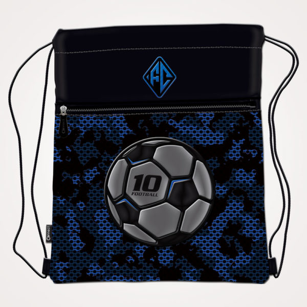 Vrećica za tjelesni Football Team Connect - crno plava